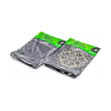 Baskılı Mini Blok Poşet Torba - No: 2-25x37 Cm. - Siyah - 100 Adetlik 1 Paket
