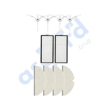 Roborock Q8 Max , Q8 Max+ Uyumlu 4 Yan Fırça 2 Filtre 4 Mop Pkt-iasgf0001235