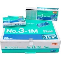 Max No 3-1m 24/6 Zımba Teli - 20'li Paket