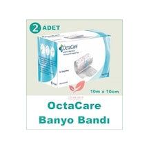 Octacare Şeffaf PU Su Geçirmez Banyo Bandı Flaster 10 M x 10 CM 2 Adet