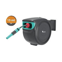 Daye Dy6687w15 Otomatik Sarımlı Bahçe Sulama Hortum Tamburu 15mt