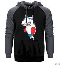 Team Avatar Gri Reglan Kol Kapşonlu Sweatshirt Gri