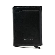 Siyah Cüzdan & Kartlık Unisex 752 Grande Deri Cüzdan Kartlık