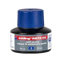 Edding RBTK25-03 Retract Yedek Mürekkep 25 ml Mavi