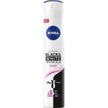 Nivea Black&White Invisible Clear Kadın Sprey Deodorant 200 ML