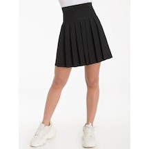 Irma N Mini Tenis Etek 76805894 Siyah Mat