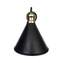 Mylights Vintage Retro Rustik Metal Aplik Duvar Lambası Okuma L Siyah
