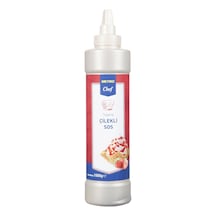 Metro Chef Topping 1 Kg Çilek Sosu - Pastacılık Ürünleri 2'li Ekonomik Paket - 2 Adet Tarı