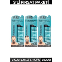 Fontenay Saç Şekillendirici Pudra Toz Wax Mat Effect Mavi 3 x 20 G