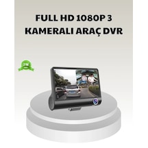 Araç Dvr Kamerası 3 Lü 170 Geniş Açılı Full Hd Ve Park Destekli 36681985