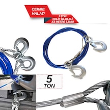 Çekme Halatı 5 Ton Çelik İzoleli 3.5 Mt 5,5mm 1720505