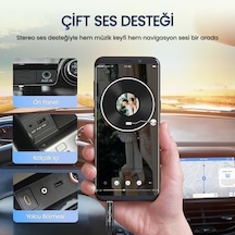 3.5mm Trrs Hi-fi Örgülü Aux Mikrofon Ve Ses Kablosu 3 Metre