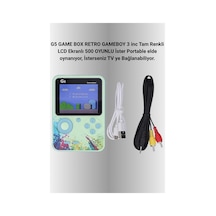 Mey İthalat 500 Oyun Hafızalı G5 Game Box - Renkli Lcd Ekranlı