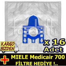 Mıele Medicair 700 Süpürge Toz Torbası 16 Adet