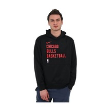 Nike Chicago Bulls Nba T-shirt Erkek Pamuklu Logolu Tişört Siyah Siyah