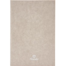Pineider Defter Ecojazz 14,5x21 Cm Stone Cqurc001273 Gri