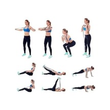 Güç Bandı - Hafif Direnç Lastiği Fitness, Pilates, Aerobik & Squat Egzersiz Lastiği Latex Powerband Diğer