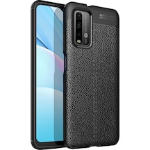 Newface Xiaomi Redmi 9t Kılıf Auto Focus Kapak - Siyah Siyah