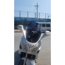Zeus Motor 2005-2007 Piaggio X9 250 Uyumlu Koyu Füme Cam