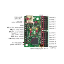 12 Kanal Usb Servo Motor Kontrol Kartı - Pl-1352