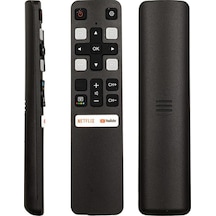Tcl Rc 802v Fnr1 Htc120 Rc25324 Netflix Youtube Tuşlu Ses Komutsuz Lcd Led Tv Kumanda