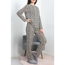 Seka Store Seka Pegasus Alt Üst Aynı Pijama Takımı Leopar - 50749.1048. Çok Renkli