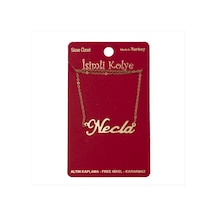 Necla İsimli Kolye Kişiye Özel 11