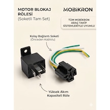 Mk-900 Motor Blokaj Kiti Gps Araç Takip Cihazı Yakıt Kesici Röle - 12v