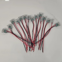 Meridiangoods 15 Adet Şeffaf Tip C Usb Şarj Hubı Led Göstergeli Güvenli Bağlantı