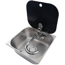 Bio-tech Kapaklı Kare Evye Cam Kapak-580