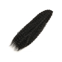 Brazilian Afro Dalgası / Siyah - Mydr-463189 Çok Renkli