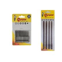 Rico 14 Parça Matkap Ucu Uzun Ve Kısa Torx Bits Uç Seti Takımı