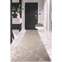 Broken Ekru Yolluk 100X180 Cm Kesme Yolluk