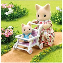 Sylvanian Families Bebek Arabası 5156 000 Açık Krem