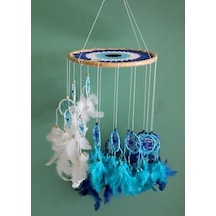 Rüya Kapanı Dream Catcher Model 5 Çok Renkli