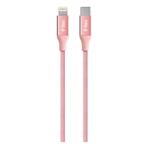 Ttec 2DK41 USB-C - Lightning Hızlı Şarj Kablosu 150 CM Alumicable Halat Kablo Rose Gold