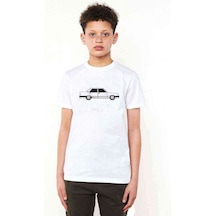 Tshirthane Şahin Baskılı Unisex Çocuk Beyaz T-Shirt (534778767)
