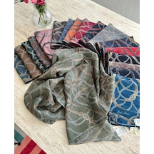 Silk Home Monare Tencel Zincir Desen Eşarp 171014-05 Çok Renkli