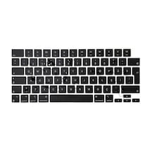 Arabulalaca MacBook Uyumlu Air 15 A2941 Türkçe Klavye Koruyucu Siyah