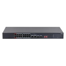 Dahua S3218-16et-135, 16 Port, Megabit, Poe 135w, 2 Port Gigabit Uplink, 2 Port Gigabit Sfp, Longe R