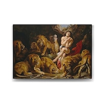 Peter Paul Rubens - Lions Tablosu - 45x30cm 7/8 Yaş