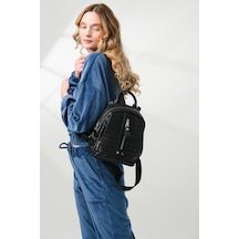 Just Polo Saten Sırt Çantası 4042mh Siyah