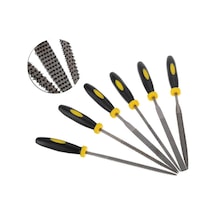 6163 Mini Ahşap Törpü Eğe Seti 14 CM 6'lı