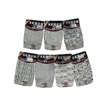 4 Adet Seher Yıldızı Desenli Boxer / Külot Erkek Abani Classic Çok Renkli