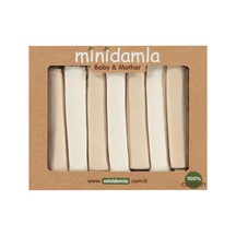 Minidamla 7li Ağız Mendili - Bej