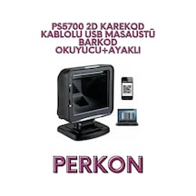Perkon Tiger Ps5700 2d Karekod Kablolu Usb Masaüstü Barkod Okuyuc