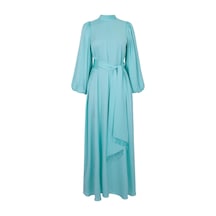 Senna New Ferrandız Dress Aqua Aqua