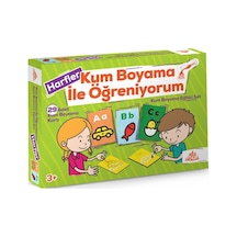 Eğitici Ve Eğlenceli Kum Boyama Seti İle Harfleri Öğreniyorum-red Castle Rcset-stıck-01-tr