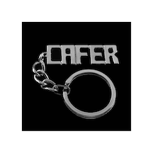 Cafer - 711 - - Kmrsfres - İsimli Anahtarlık- Çok Renkli