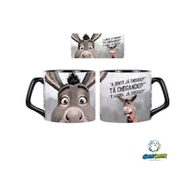 Ghostbastır Desıgn Shrek Donkey Kupa Bardak Tek Adet 0904 Çok Renkli